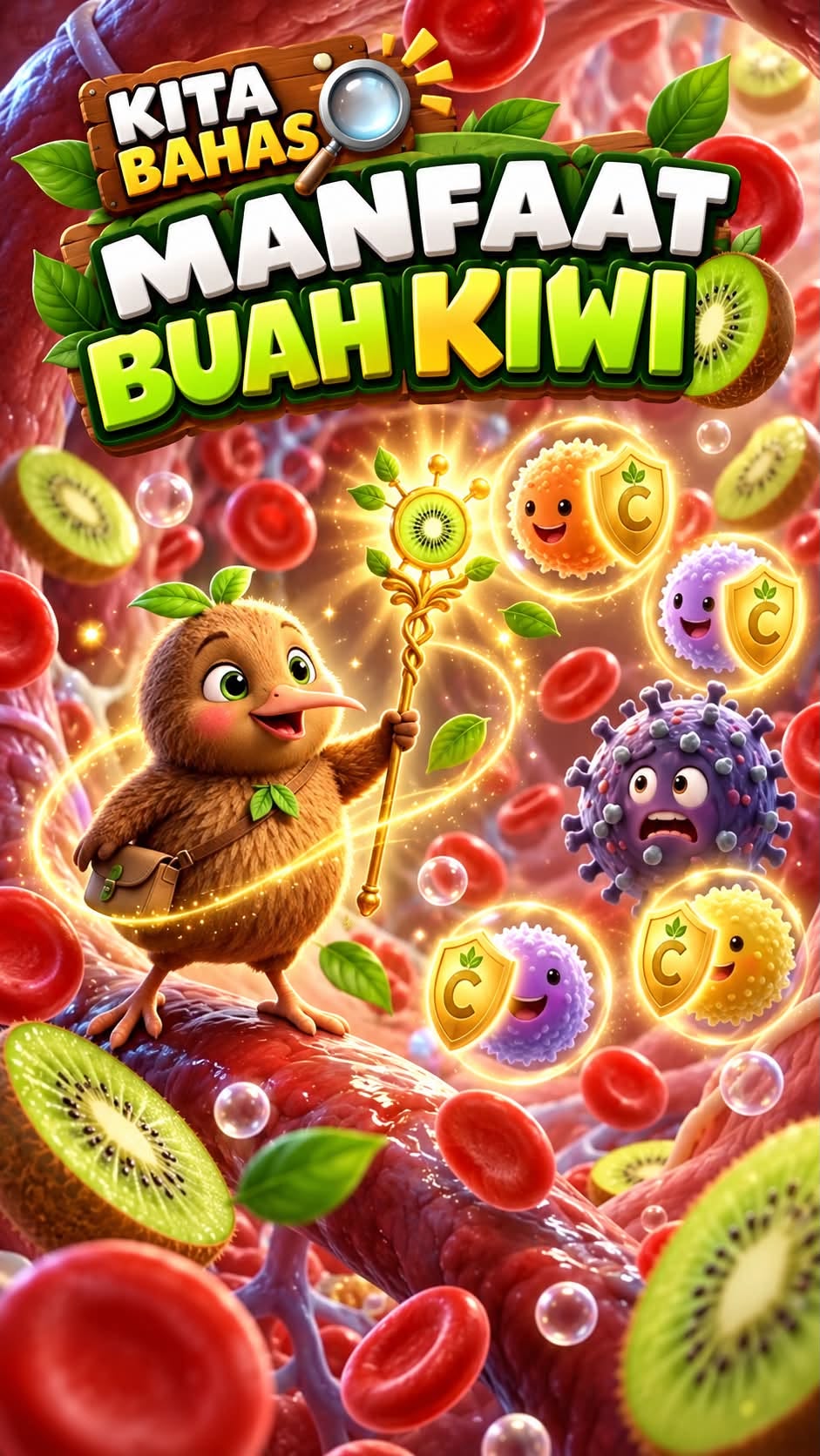 Kita Bahas Manfaat Buah Kiwi 🕵️‍♂️
