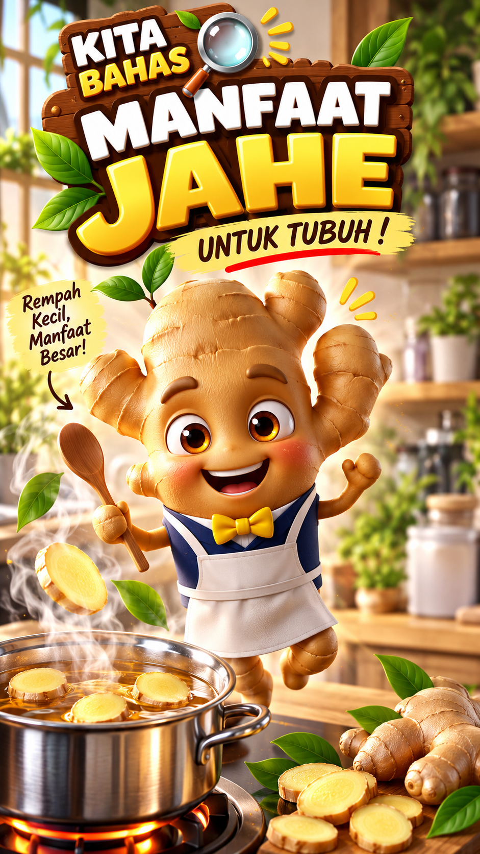 Kita Bahas Manfaat Jahe Untuk Tubuh 🕵️‍♂️